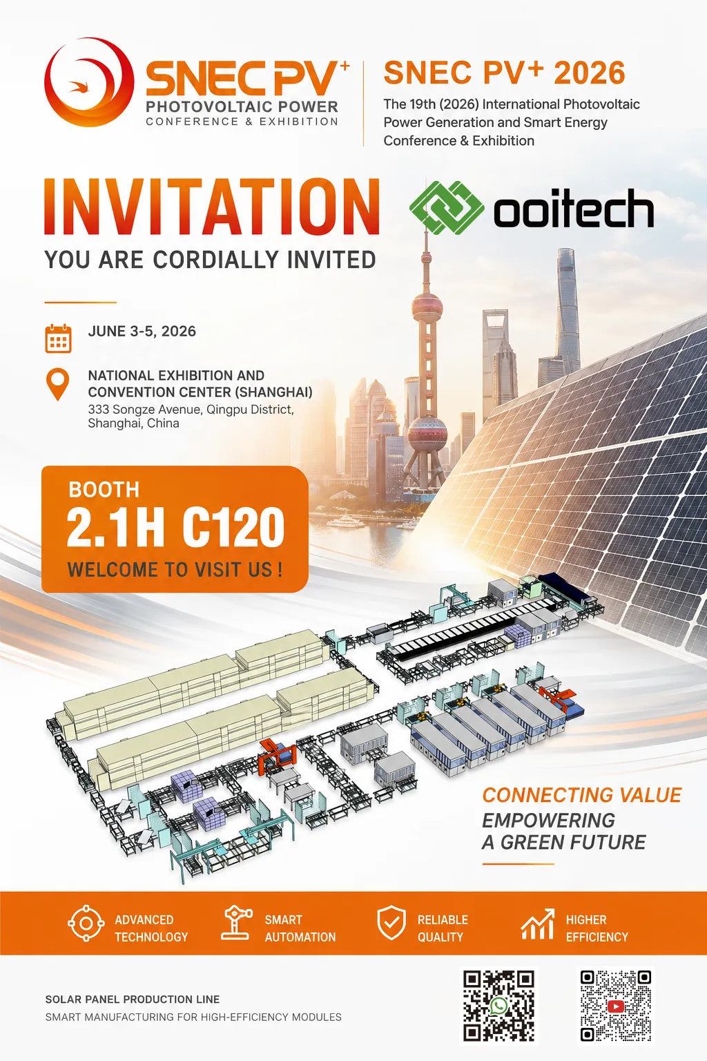 Ooitech to Exhibit at SNEC 2026 Shanghai PV Power Expo