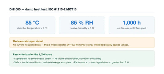 DH1000 Damp Heat Test: Failure Modes and Mechanisms