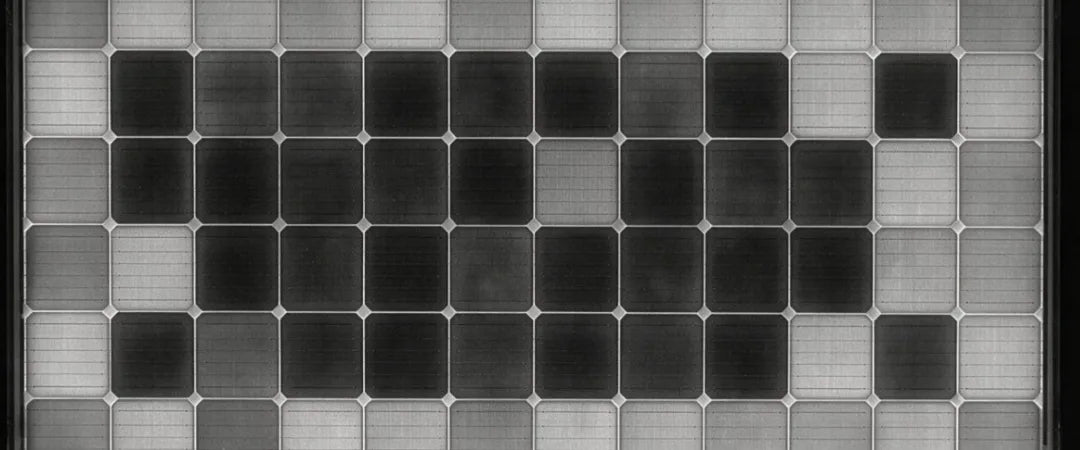 Why Does Electrifying a Solar Panel Reveal Hidden Cell
